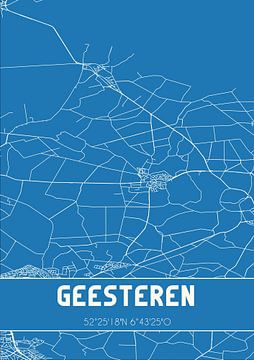 Blueprint | Map | Geesteren (Overijssel) by Rezona