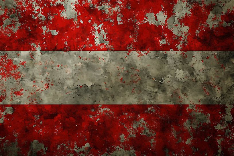 Flagge Österreich von fernlichtsicht