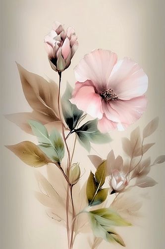 Richesse florale à l'aquarelle
