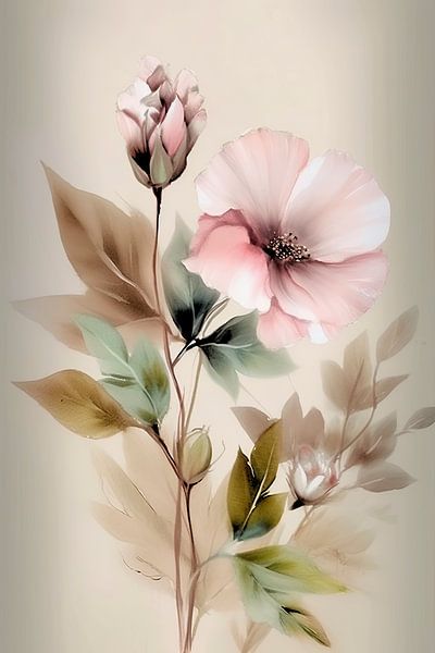 Richesse florale à l'aquarelle par Christian Ovís