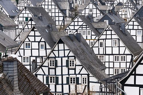 Vakwerkhuizen in Freudenberg