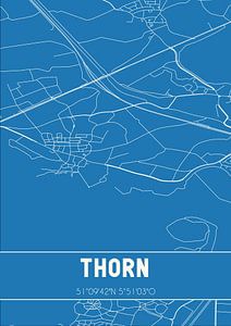 Blauwdruk | Landkaart | Thorn (Limburg) van Rezona