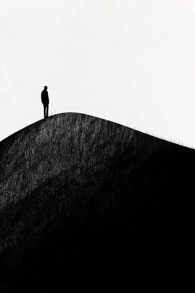 Loneliness on the hill by Poster Art Shop