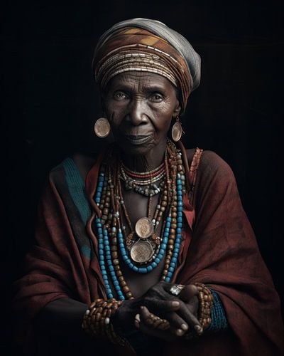 Portret van een Afrikaanse vrouw