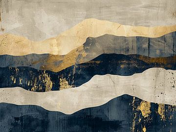 Abstracte bergen van haroulita
