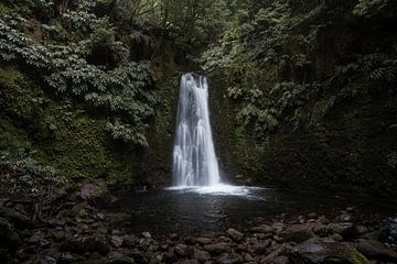 Salto do Prego waterval São Miguel van Visuals by Justin
