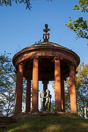 Tempel der Musen; Melrose; Scottish Borders; Schottland; Vereinigtes Königreich.