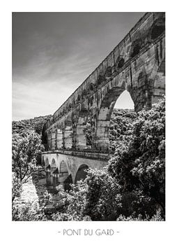 Reiseplakat Pont du Gard von Martijn Joosse