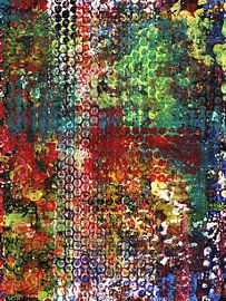 Peinture abstraite sur Mario Hoesel