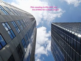 Small Talk: Dying For A Down Dog by MoArt (Maurice Heuts)