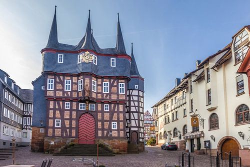 Historisch stadhuis in Frankenberg