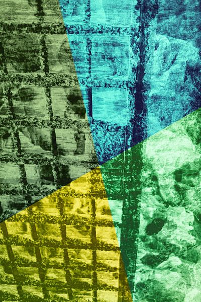 Urban Fragments: An Abstract Symphony of Colour and Texture by Maikel van der Beek