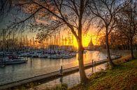 Hoofdtoren en Baatland in Hoorn by Jan Siebring thumbnail
