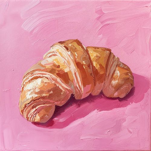 Croissant tres artistique