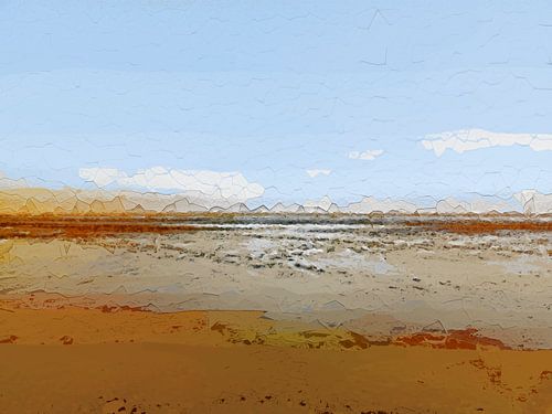 Érosion du paysage. sur Alies werk
