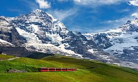 Jungfraubahn, Grindelwald, Schweiz von Adelheid Smitt