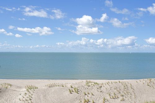 Het strand met 3 kleuren
