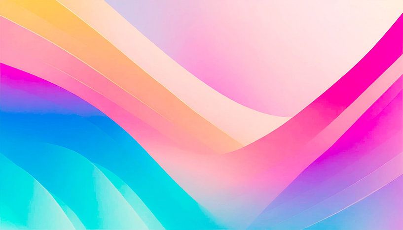 Wellen mit Farben von Mustafa Kurnaz