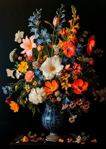 Nature morte colorée dans le style de Jan Davidsz. de Heem