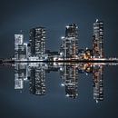 Skyline van Rotterdam Reflectie in het water van vedar cvetanovic thumbnail