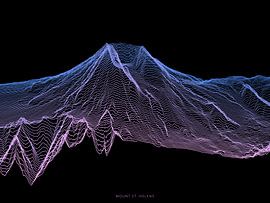 digitaler Mount St. Helens
