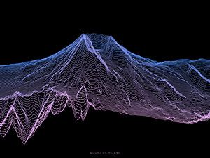digitaler Mount St. Helens von Geodat