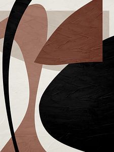 Moderne Abstrakte Organische Geometrische Farbkunst