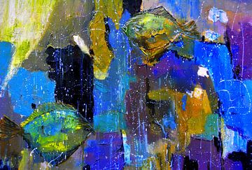 Deux turbots sur pol ledent