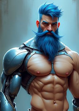 robotic beraded man by Ern Setiawan