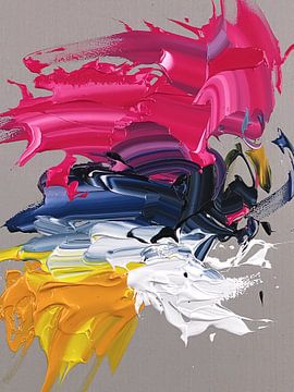 Abstrakt Expressionismus - Malerei Druck 05