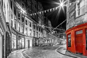 Charmante impression de soirée sur W Bow, Victoria Street - Colorkey