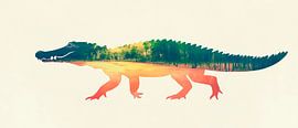 Natur im Krokodil von Poster Art Shop