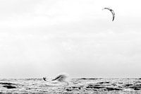 Kitesurfen op de wind