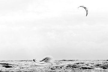 Kitesurfen op de wind van Funky Lemons