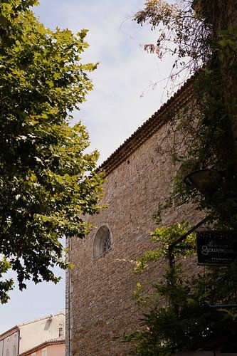Restaurant in Vallon pont d'arc in the French Ardeche in southern France.