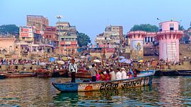 Bootsfahrt auf dem Ganges (Varanasi) von Patrick Lauwers
