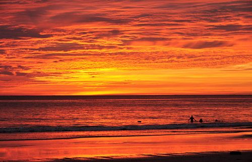 Zonsondergang in Ngapali