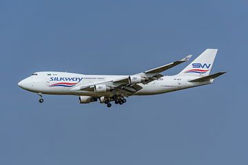 Silkway Azerbaijan Cargo Boeing 747-400. van Jaap van den Berg