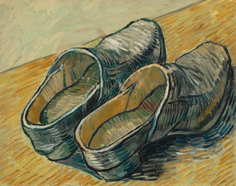 Vincent van Gogh, Ein Paar Lederclogs von 1000 Schilderijen