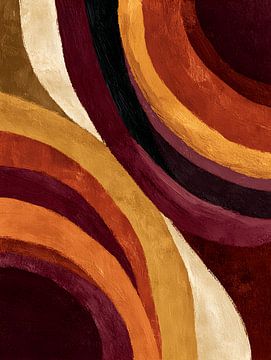 Abstract Boho Circkels van Gypsy Galleria