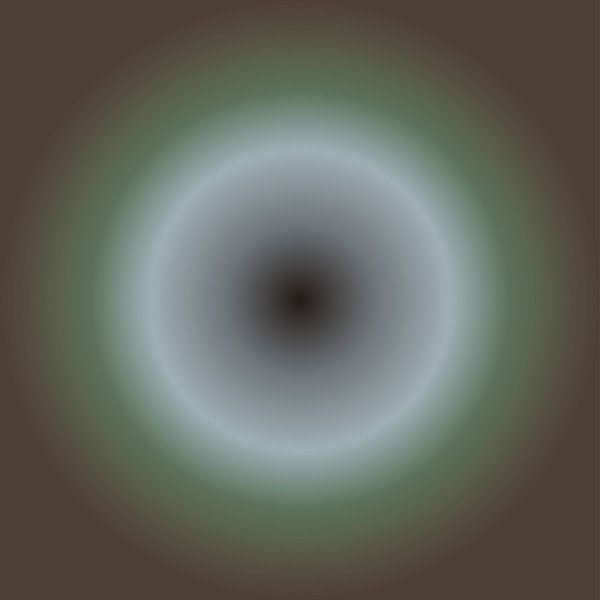 70er Jahre moderne abstrakte in Retro-Farben von Dina Dankers