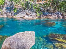Turquoise Water Current Koprulu Canyon by Nature Life Ambience
