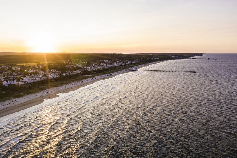 Aerial view of Ahlbeck and Heringsdorf on the island of Usedom by Werner Dieterich