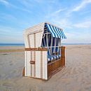 Strandkorb am Strand von Ahlbeck von Heiko Kueverling Miniaturansicht