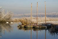 Winters tafereel aan het Noord Aa in Zoetermeer