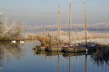 Winters tafereel aan het Noord Aa in Zoetermeer van Hans Brinkel