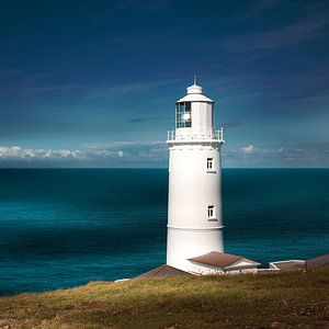 Vuurtoren Trevose Head in Cornwall van Sabine Wagner