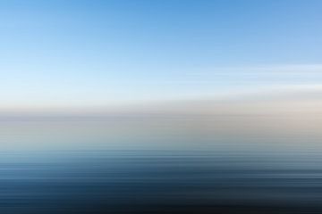 Abstraction in blue by Dieter Walther