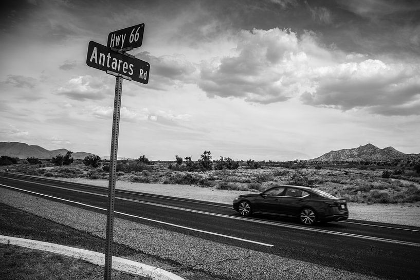 De historische Route 66 Arizona Amerika HW40 HW66 van Retinas Fotografie