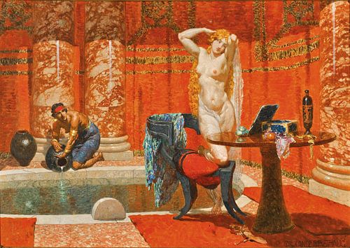 Alexander Rothaug, Bewondering (Pompejaans bad)